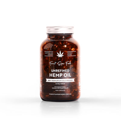 Unfiltered Hemp Seed Oil Capsules