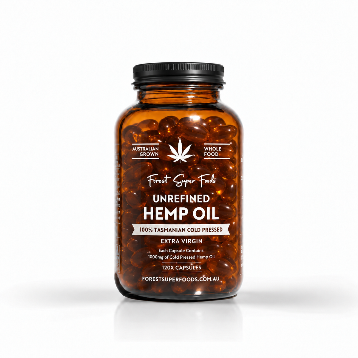 Unfiltered Hemp Seed Oil Capsules